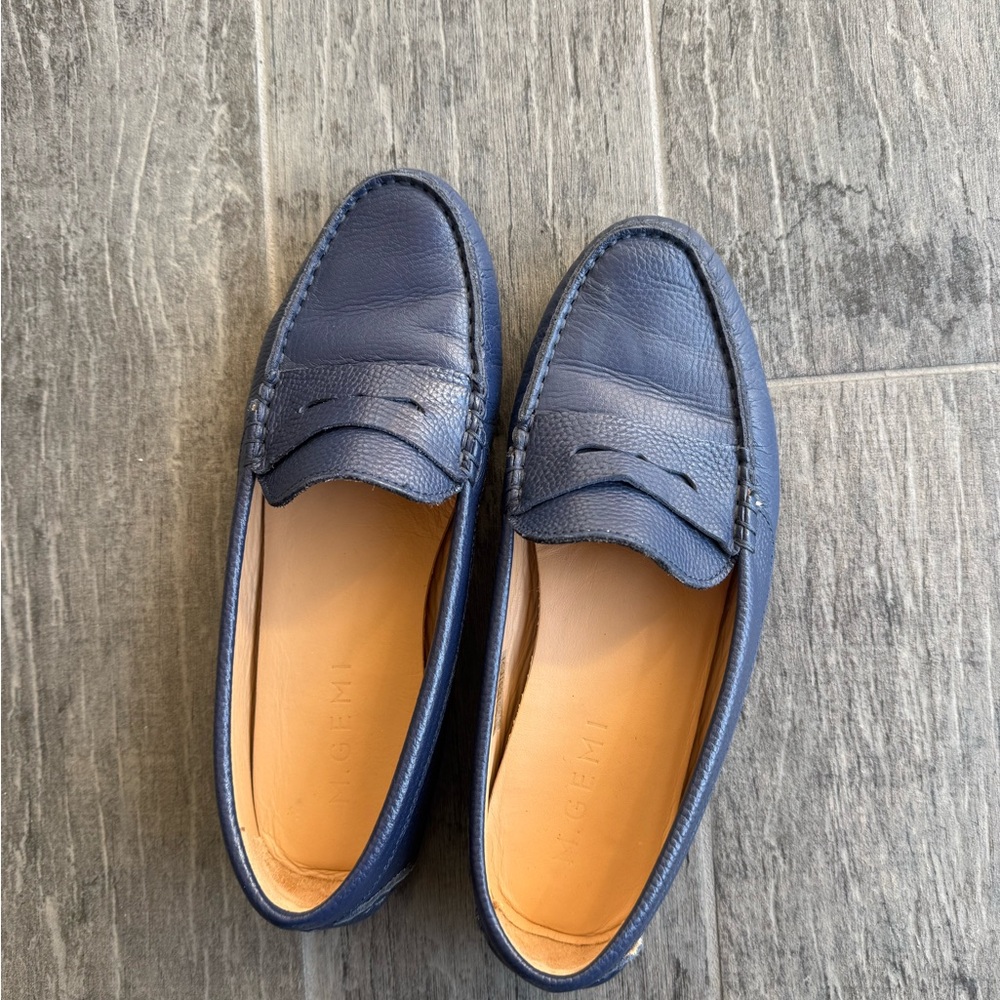 M. Gemi leather driving loafers